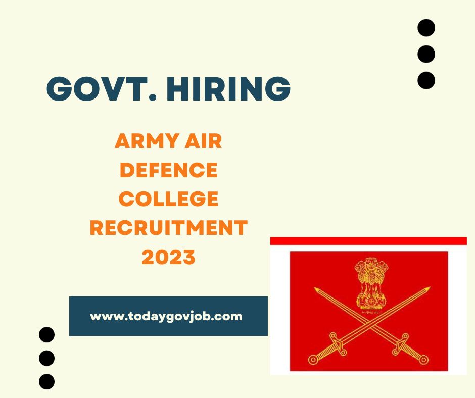 Army Air Defence Recruitment College 2023